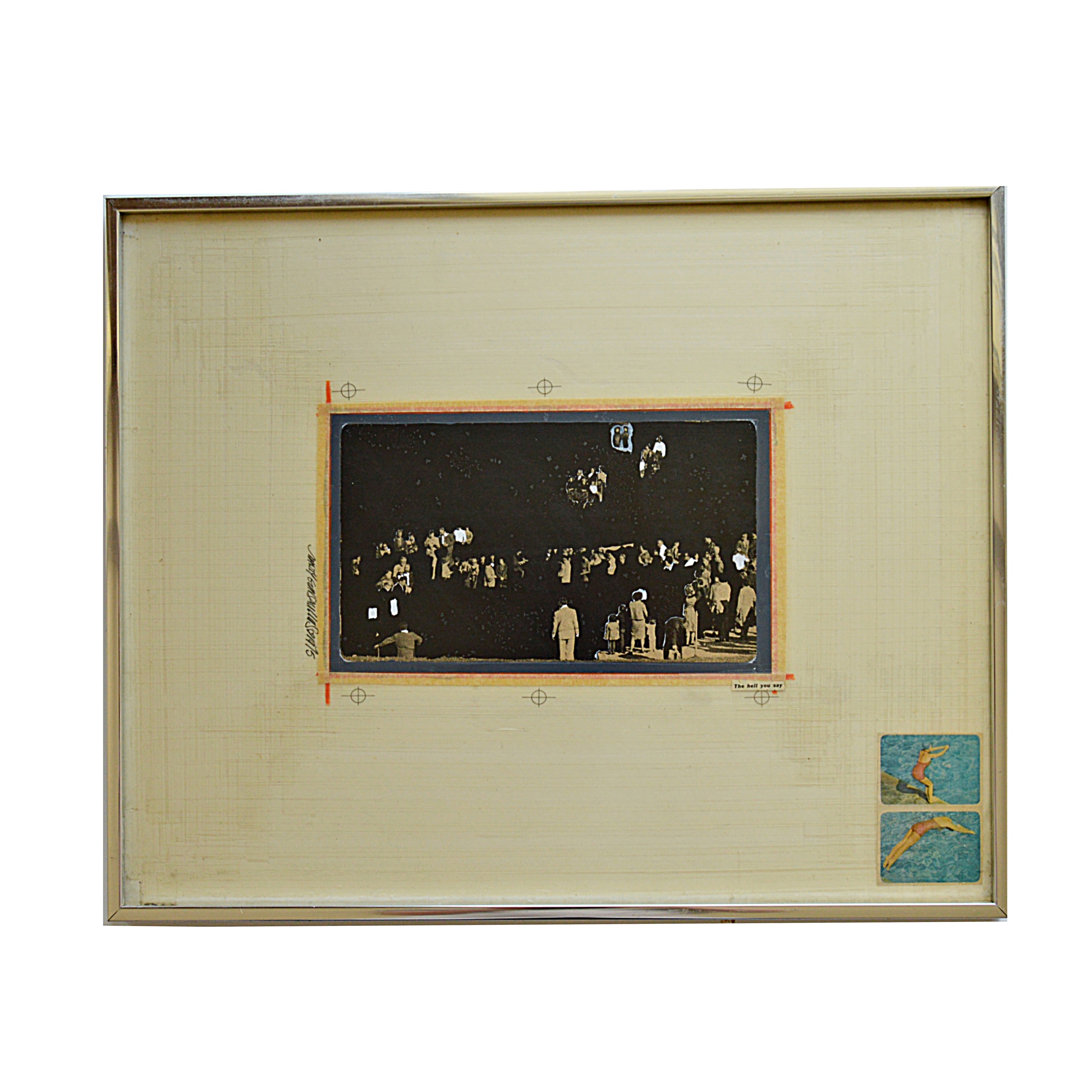 Martin Gunsaullus Original Mid Century Collage