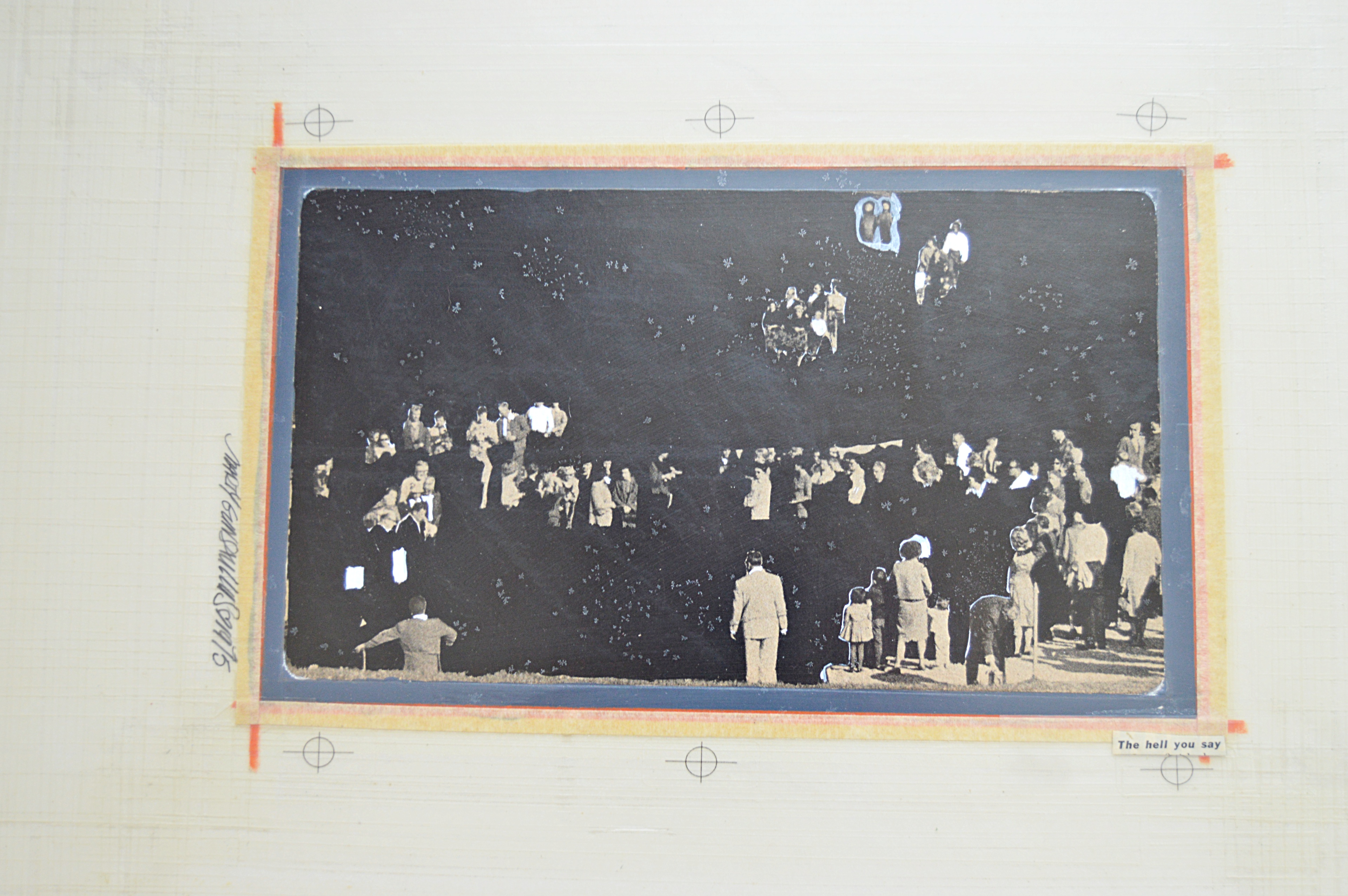 Martin Gunsaullus Original Mid Century Collage