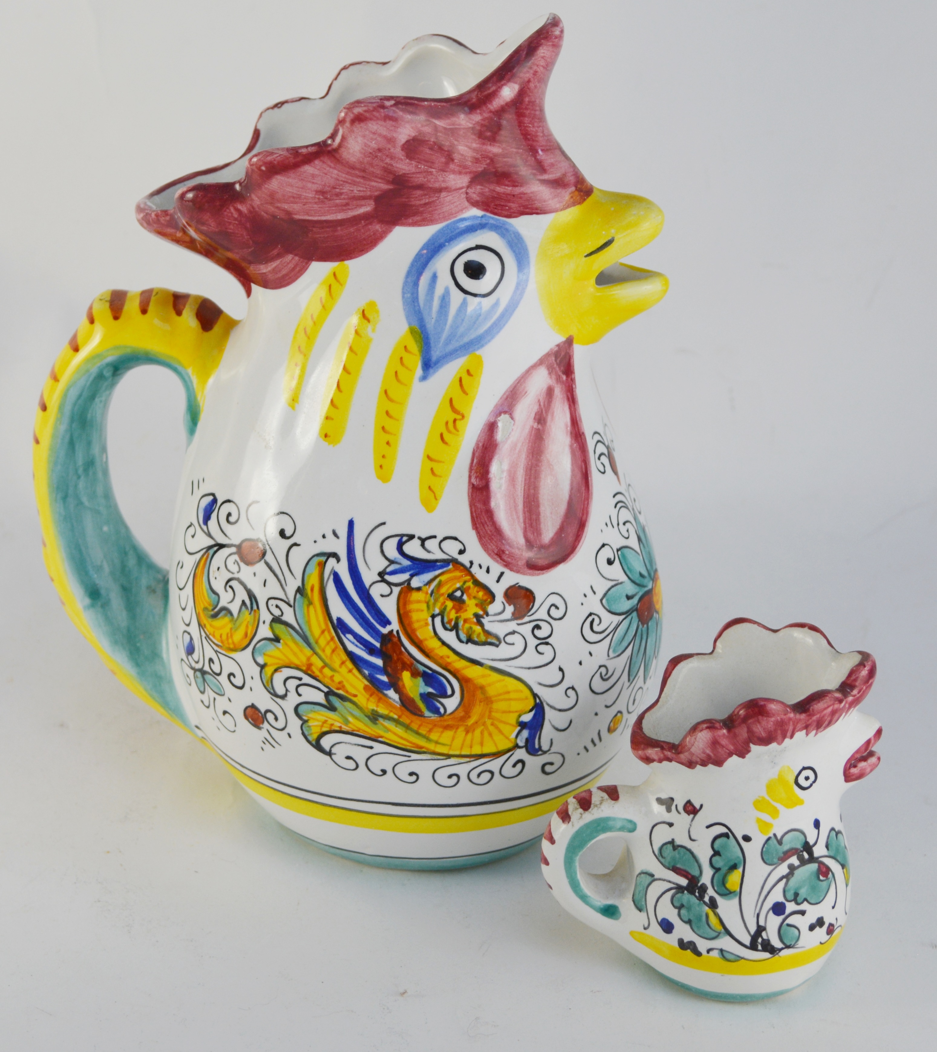 Rooster Theme Dishes Including Tiffany and Co and Dertua