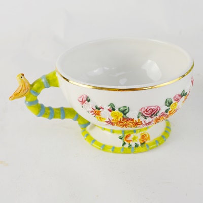 Waterford Holiday Heirloom Pagoda Songbird Tea-For-One Set