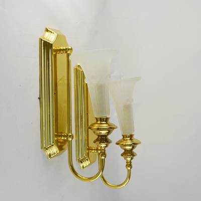 Art Deco Brass Sconce Light Fixtures