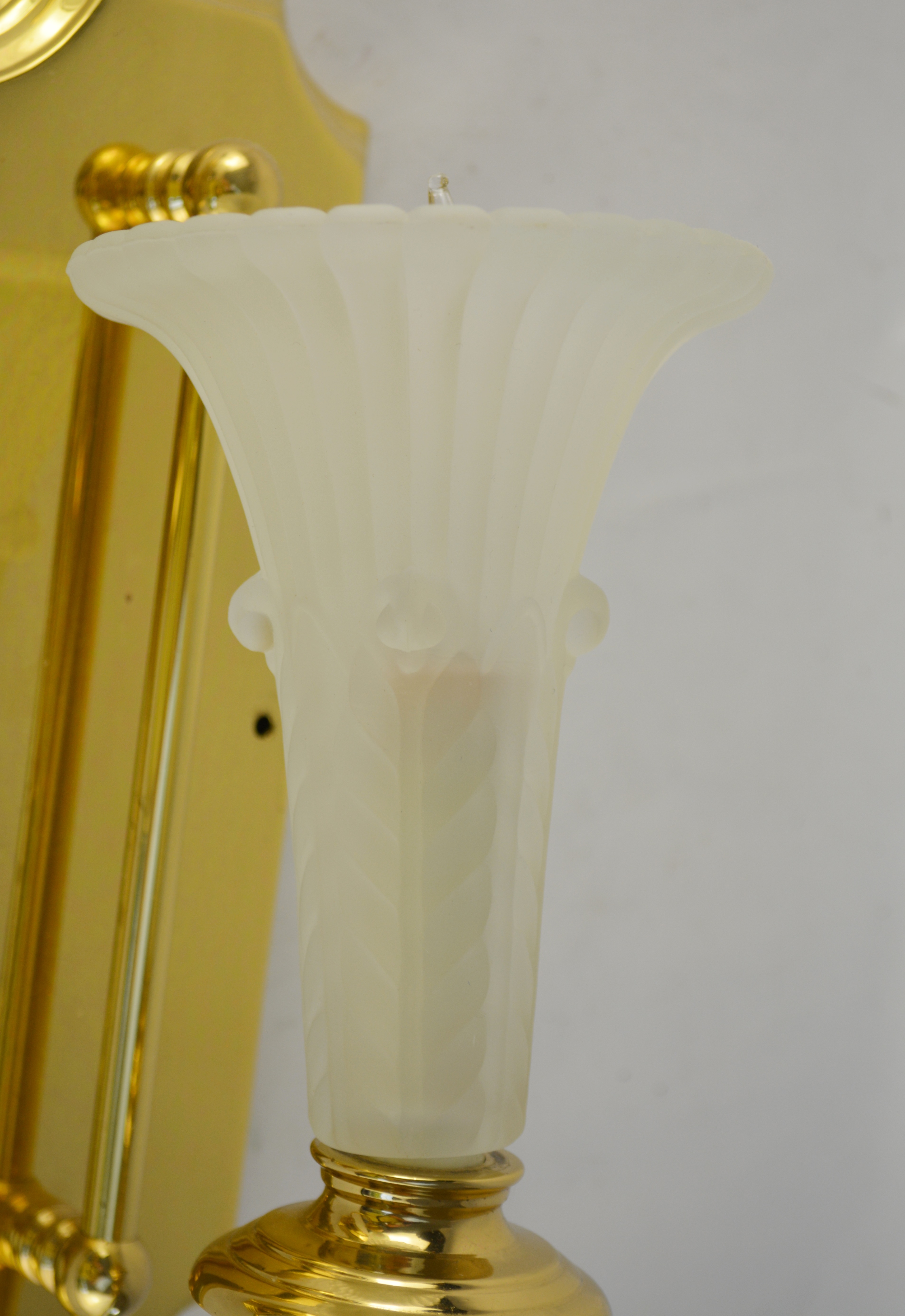 Art Deco Brass Sconce Light Fixtures