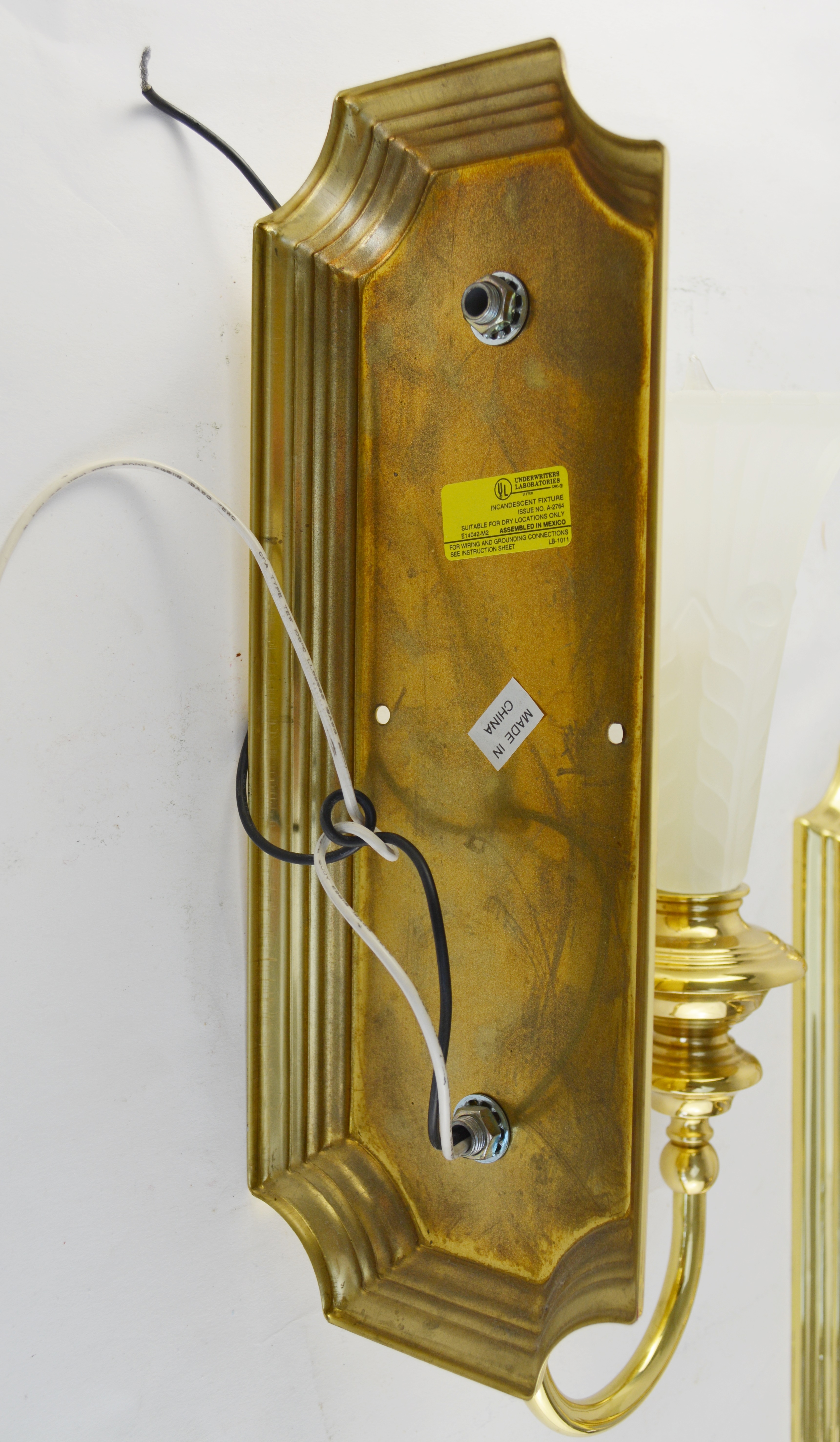 Art Deco Brass Sconce Light Fixtures