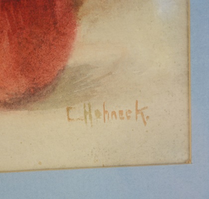 C. Hehneck Original Still LIfe Watercolor