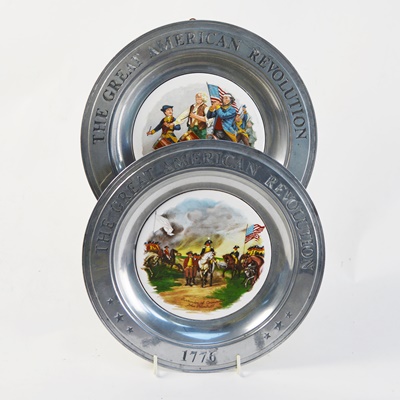 Two The Great American Revolution Plates