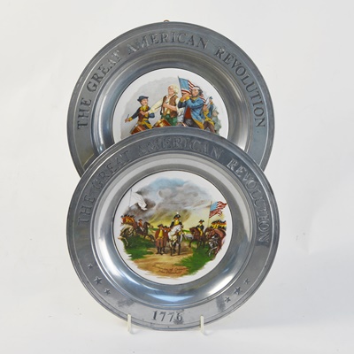 Two The Great American Revolution Plates
