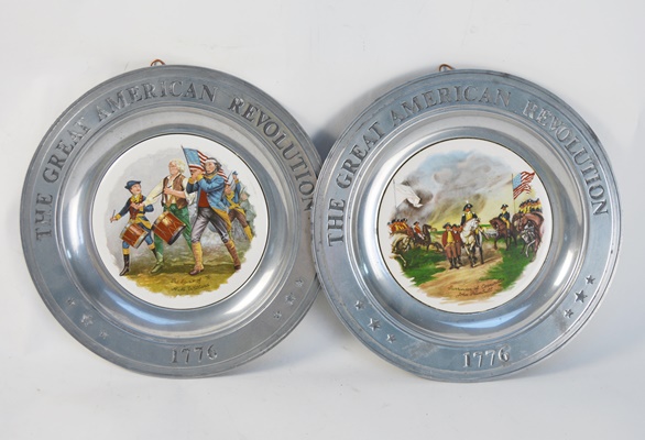 Two The Great American Revolution Plates