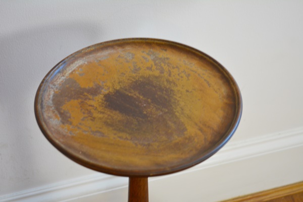 Antique Chippendale Style Mahogany Plant Stand / Candle Stand