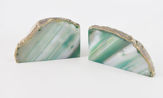 Pair of Geode Bookends
