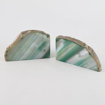 Pair of Geode Bookends