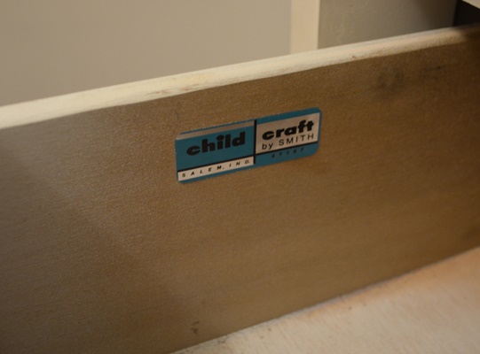 Child Craft Six Drawer Off-White Dresser