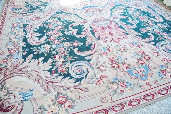 Very Large Aubusson Style Needlepoint Area Rug