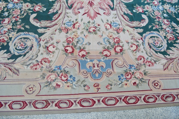 Very Large Aubusson Style Needlepoint Area Rug
