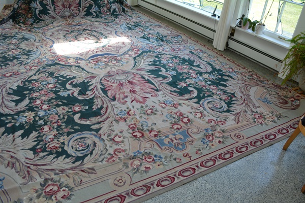 Very Large Aubusson Style Needlepoint Area Rug