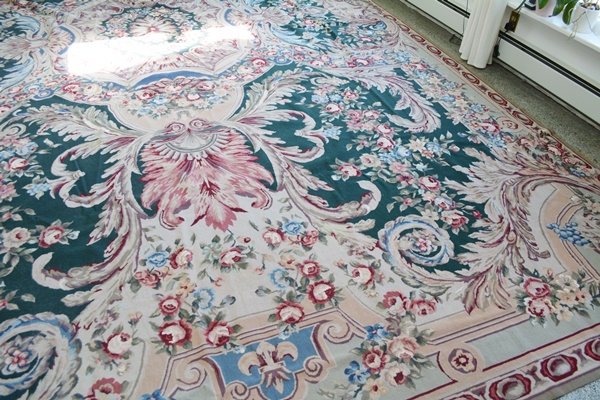 Very Large Aubusson Style Needlepoint Area Rug