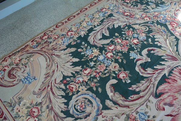 Very Large Aubusson Style Needlepoint Area Rug
