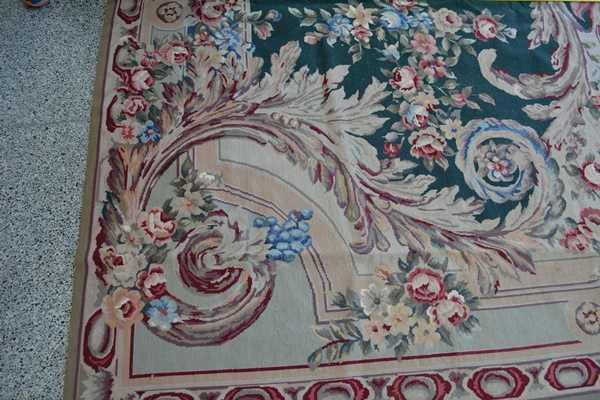 Very Large Aubusson Style Needlepoint Area Rug