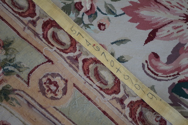 Very Large Aubusson Style Needlepoint Area Rug