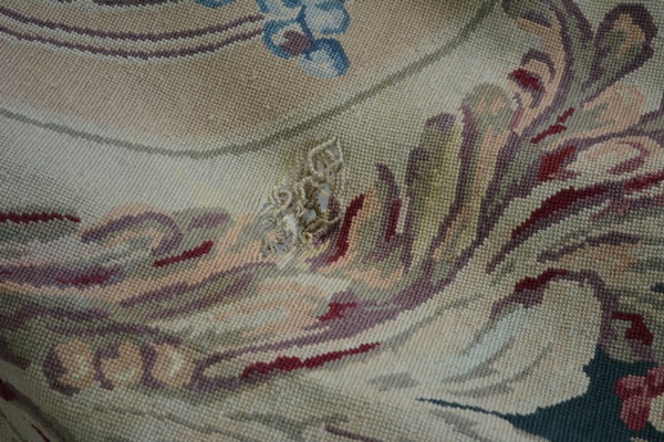 Very Large Aubusson Style Needlepoint Area Rug