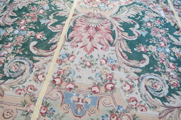 Very Large Aubusson Style Needlepoint Area Rug