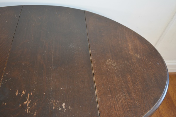 Vintage Drop Leaf Walnut Table