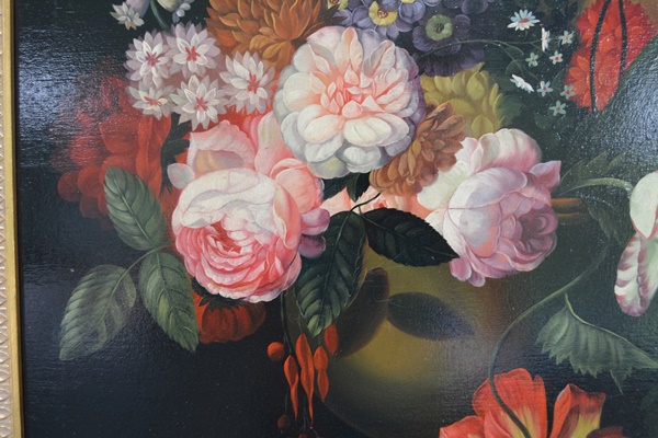 Framed Floral Giclee After Terrence Alexander