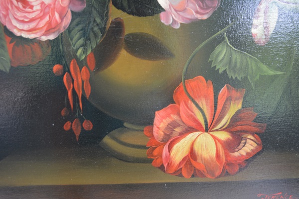 Framed Floral Giclee After Terrence Alexander