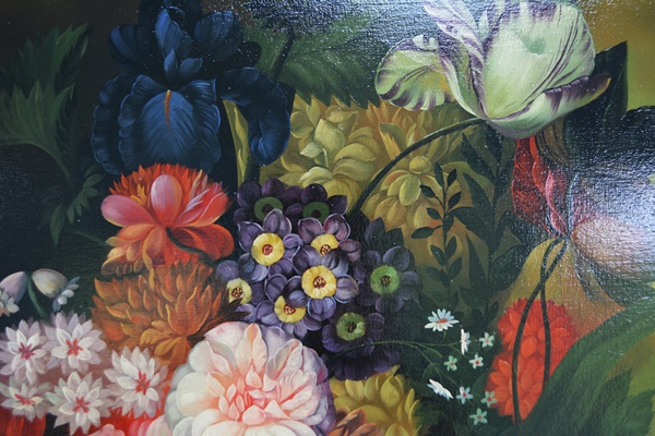 Framed Floral Giclee After Terrence Alexander