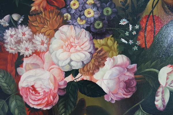 Framed Floral Giclee After Terrence Alexander