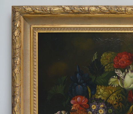 Framed Floral Giclee After Terrence Alexander