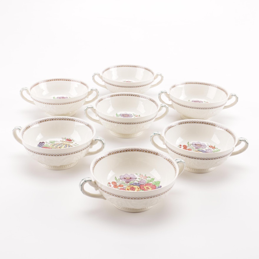 Wedgwood Patrician 'Windermere"  Bouillon Cups