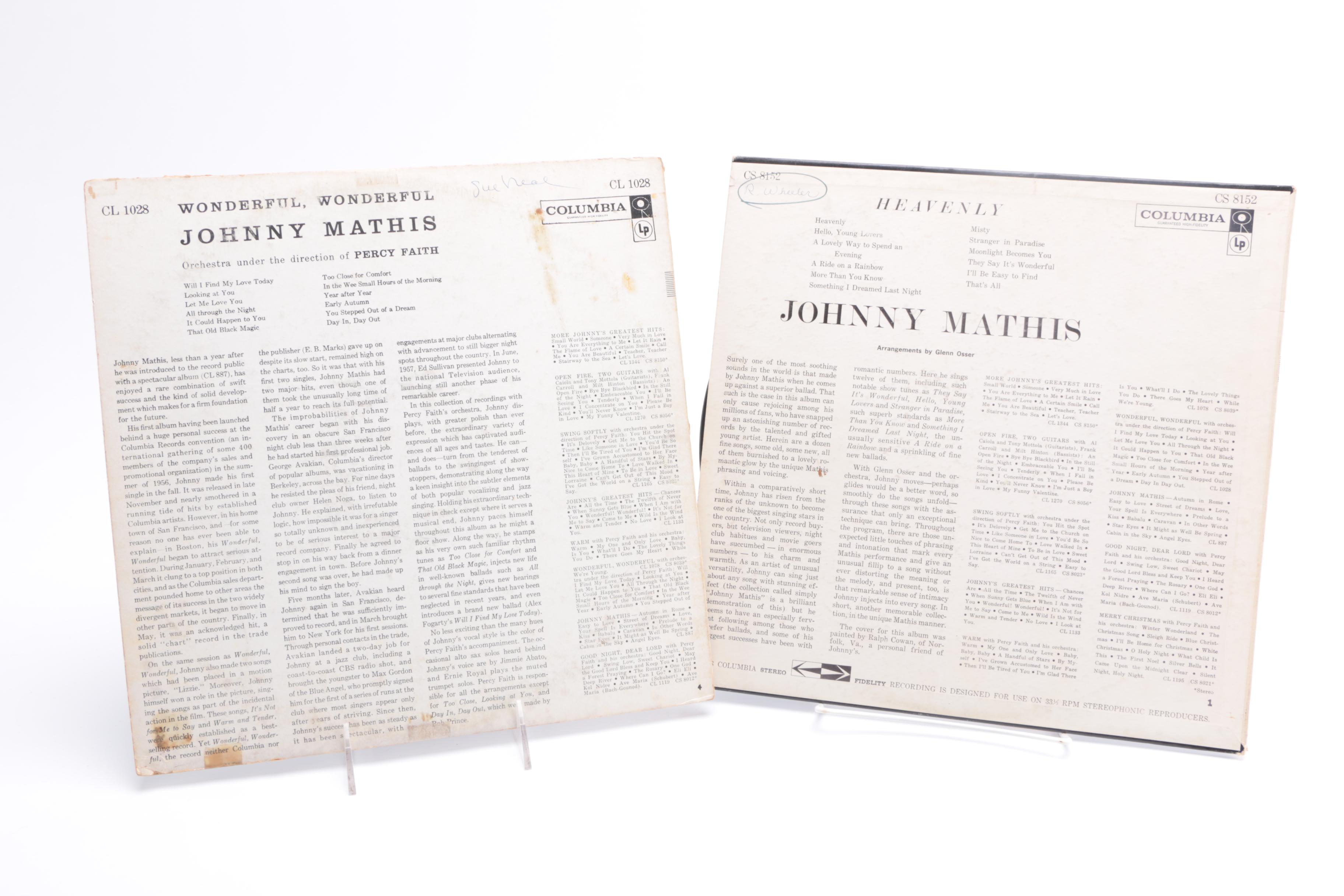 Johnny Mathis Albums