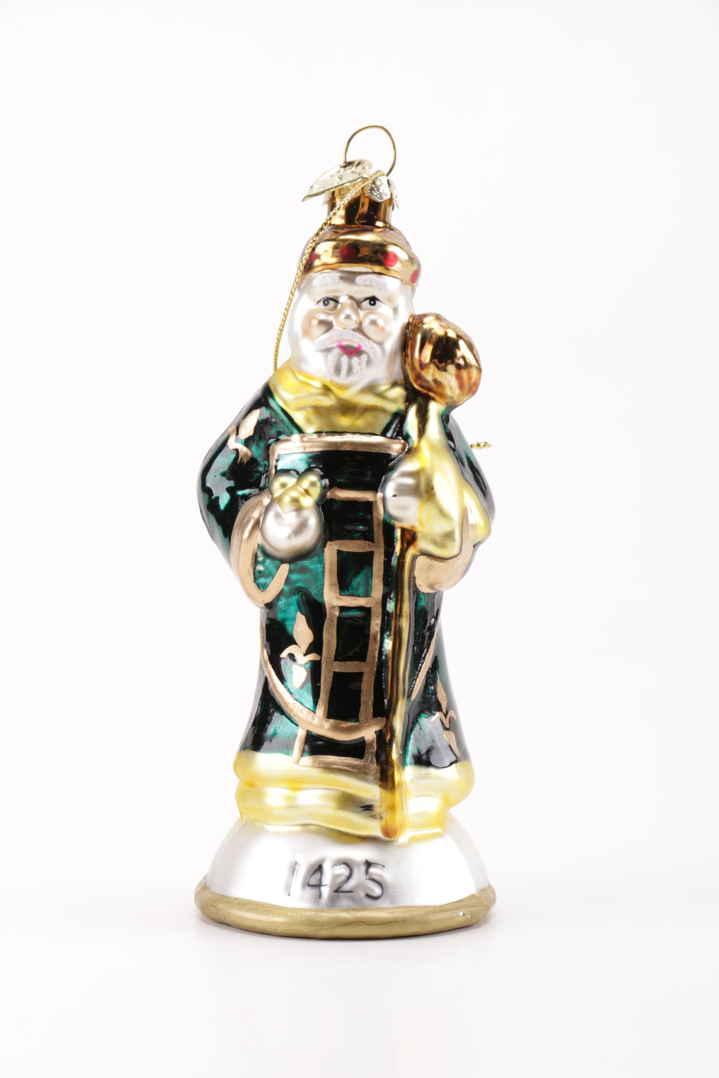 Designated Year Santa Clause Ornaments