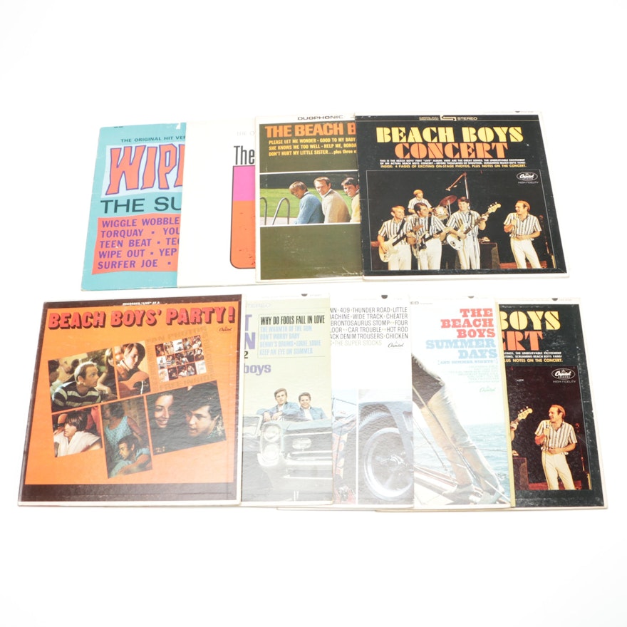 Beach Boys and Other 1960s Surf Rock LPs