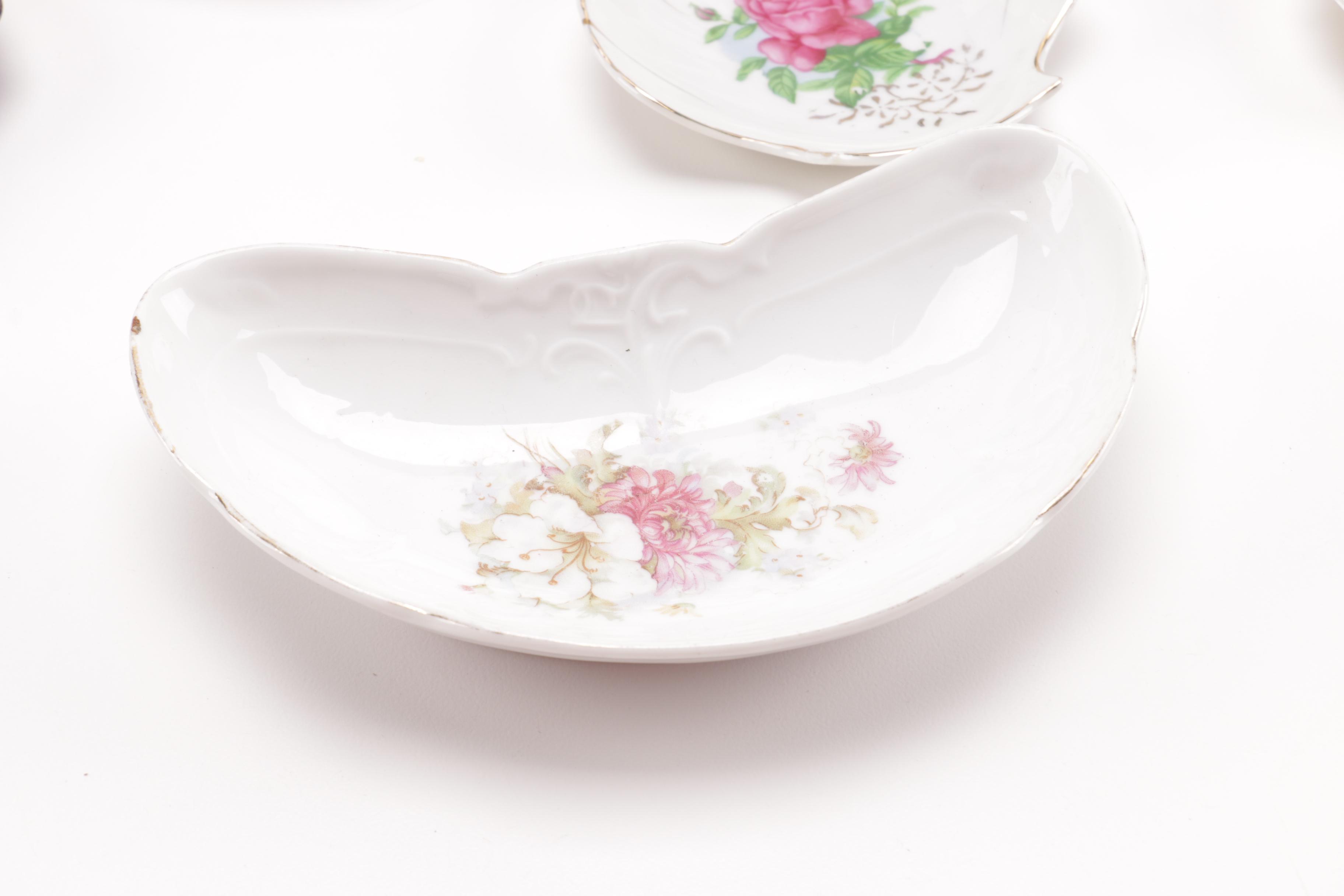 Assorted Ceramic Bowls and Plates From Homer Laughlin, Germany and Japan