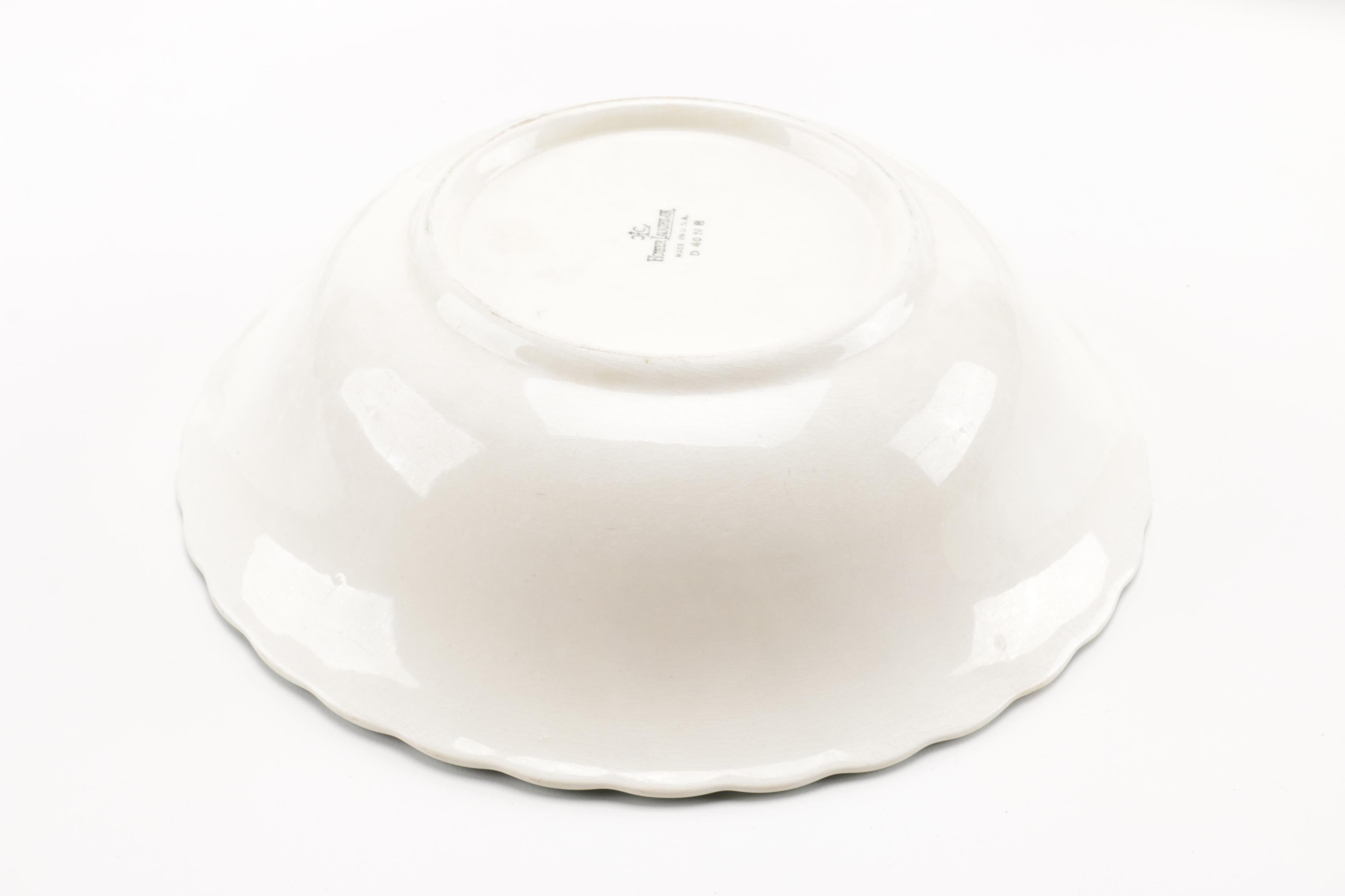 Assorted Ceramic Bowls and Plates From Homer Laughlin, Germany and Japan