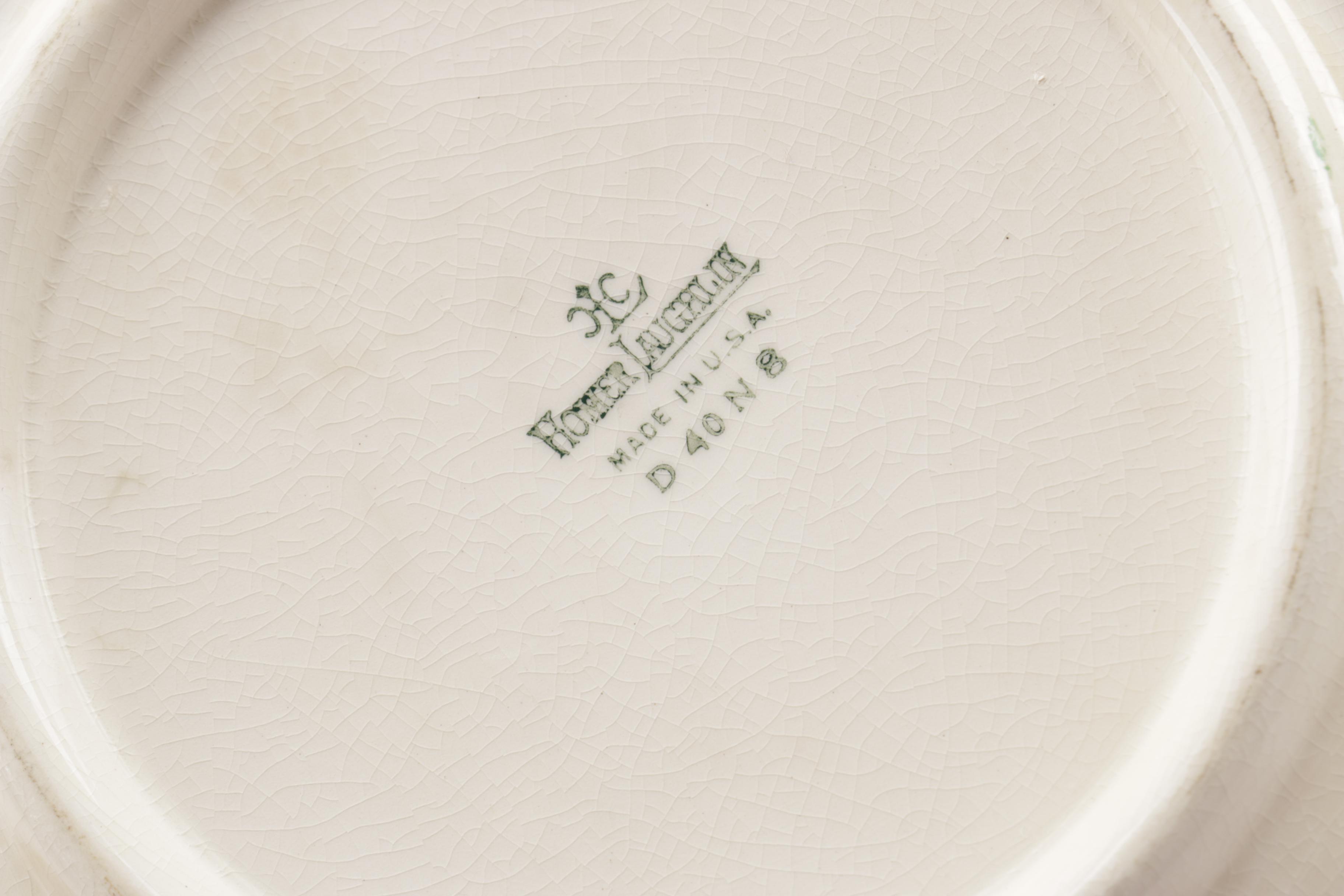 Assorted Ceramic Bowls and Plates From Homer Laughlin, Germany and Japan