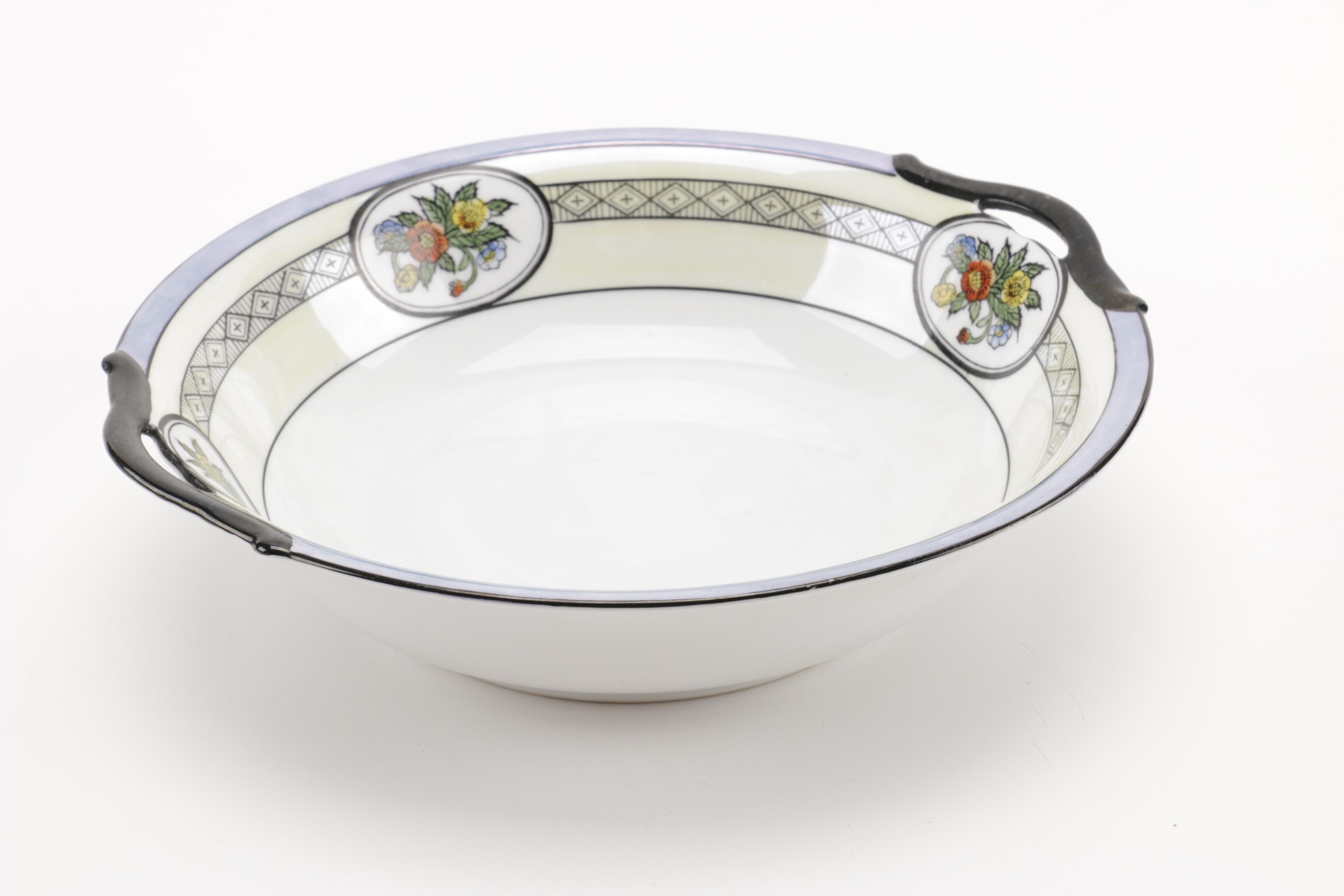Assorted Ceramic Bowls and Plates From Homer Laughlin, Germany and Japan