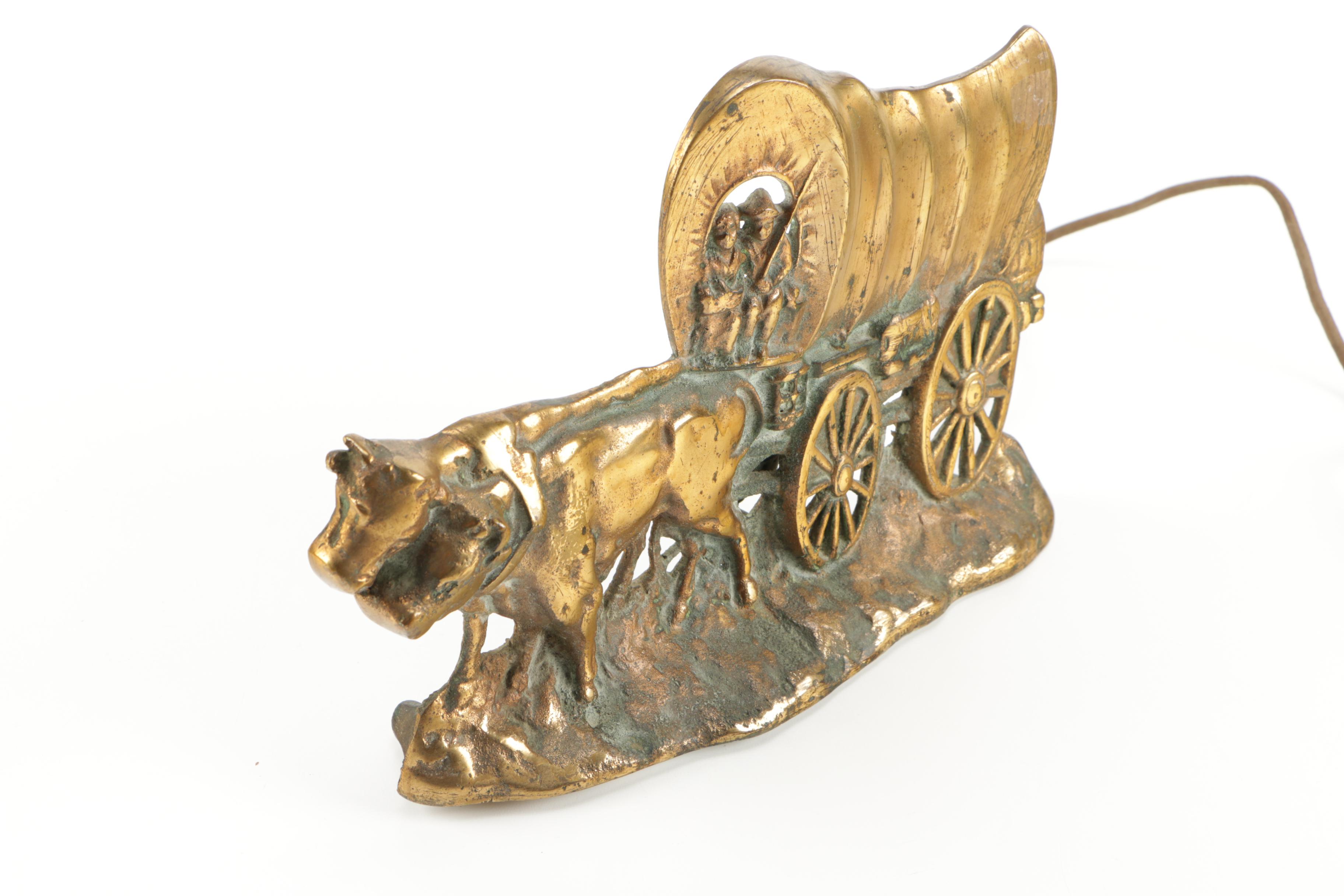 Brass Pioneer Wall Lamp
