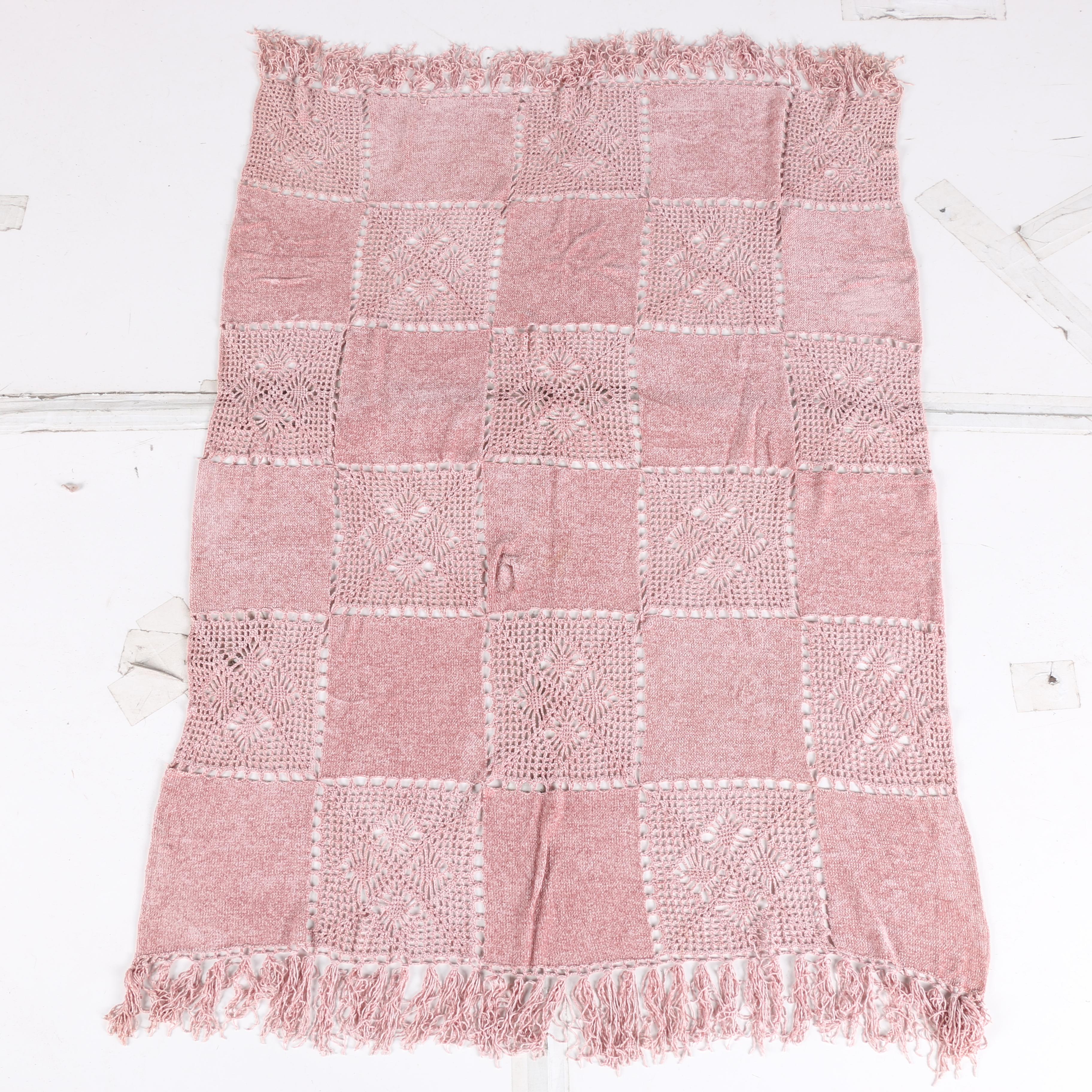 Pink Crochet Blanket