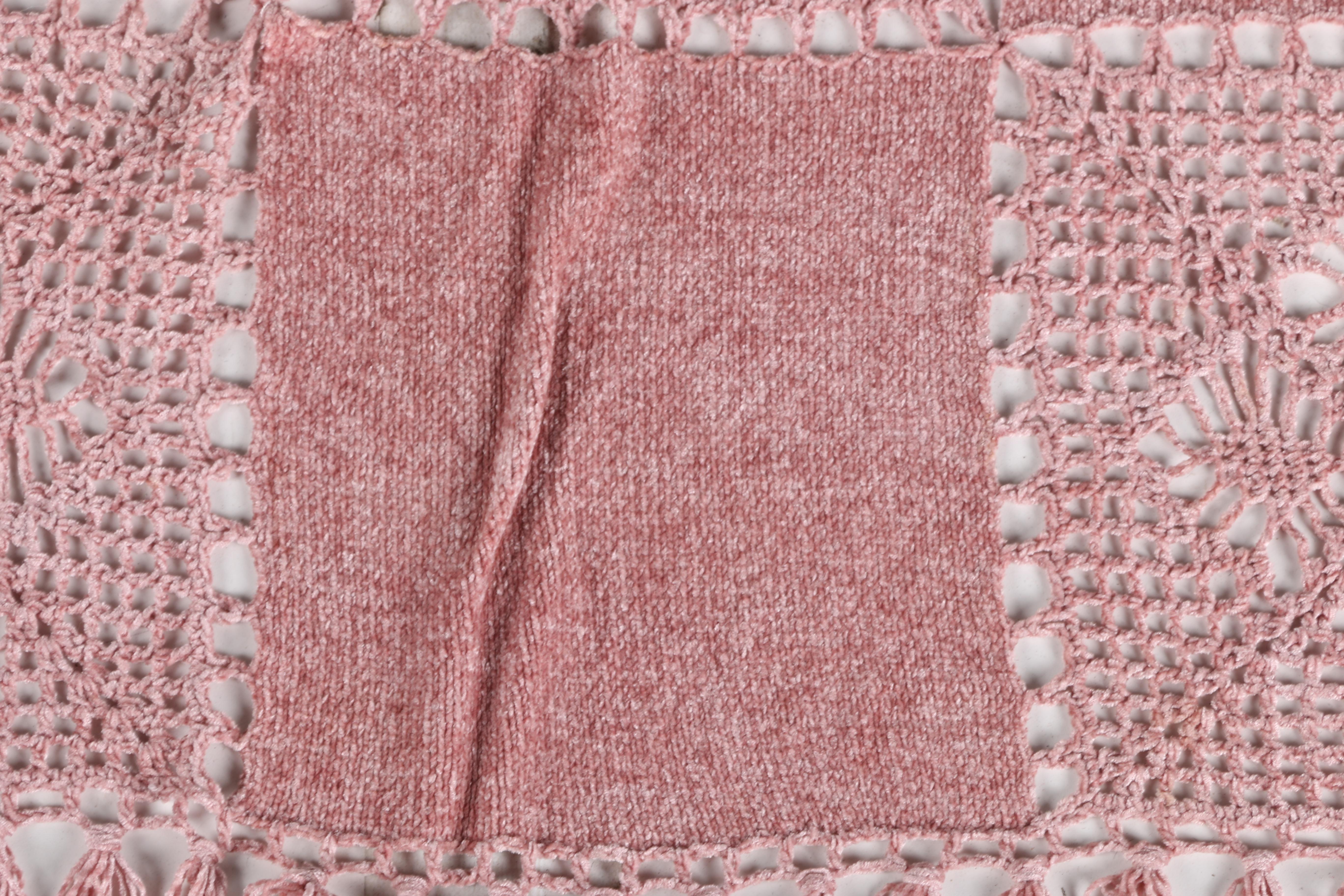 Pink Crochet Blanket