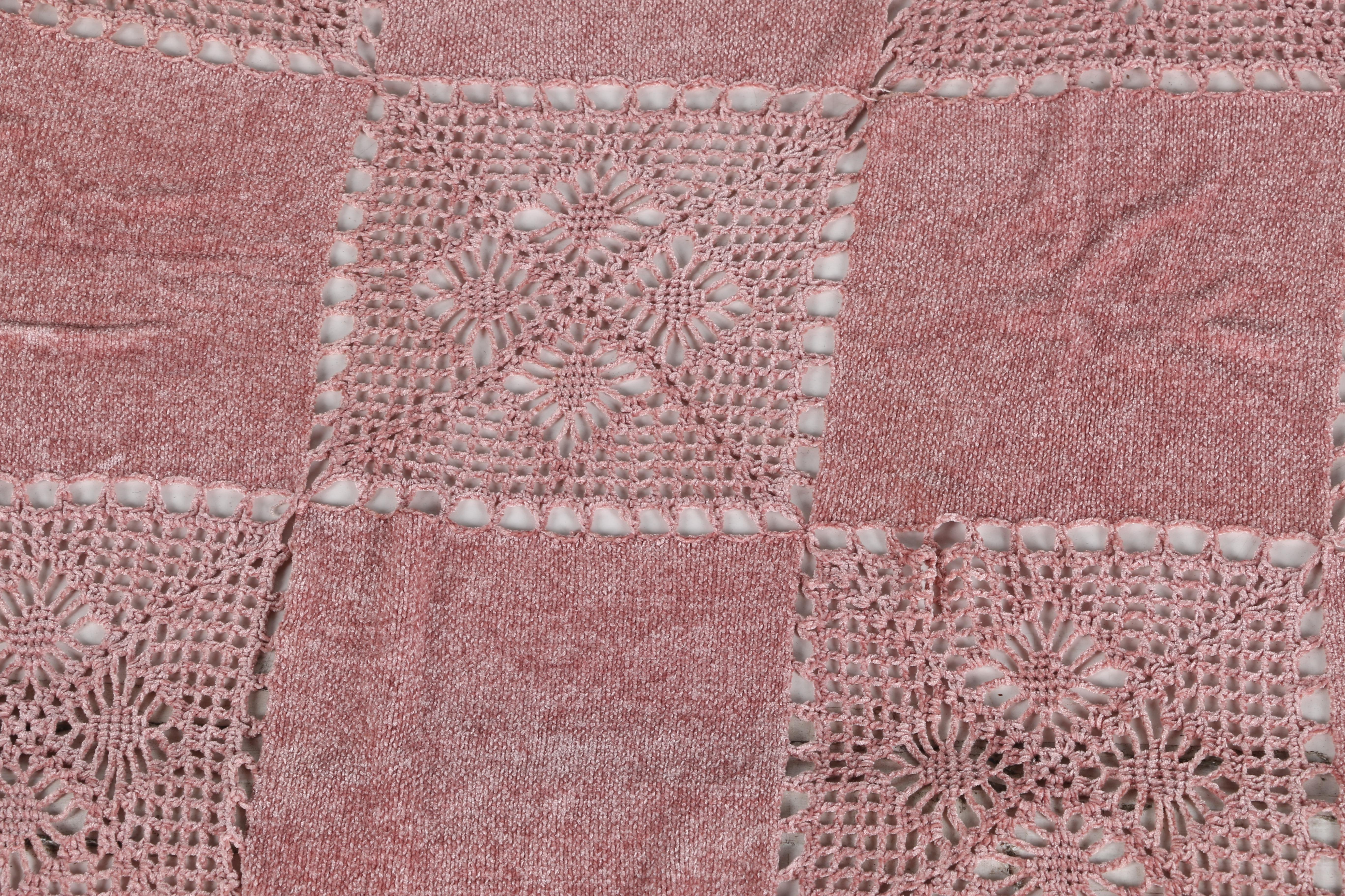 Pink Crochet Blanket