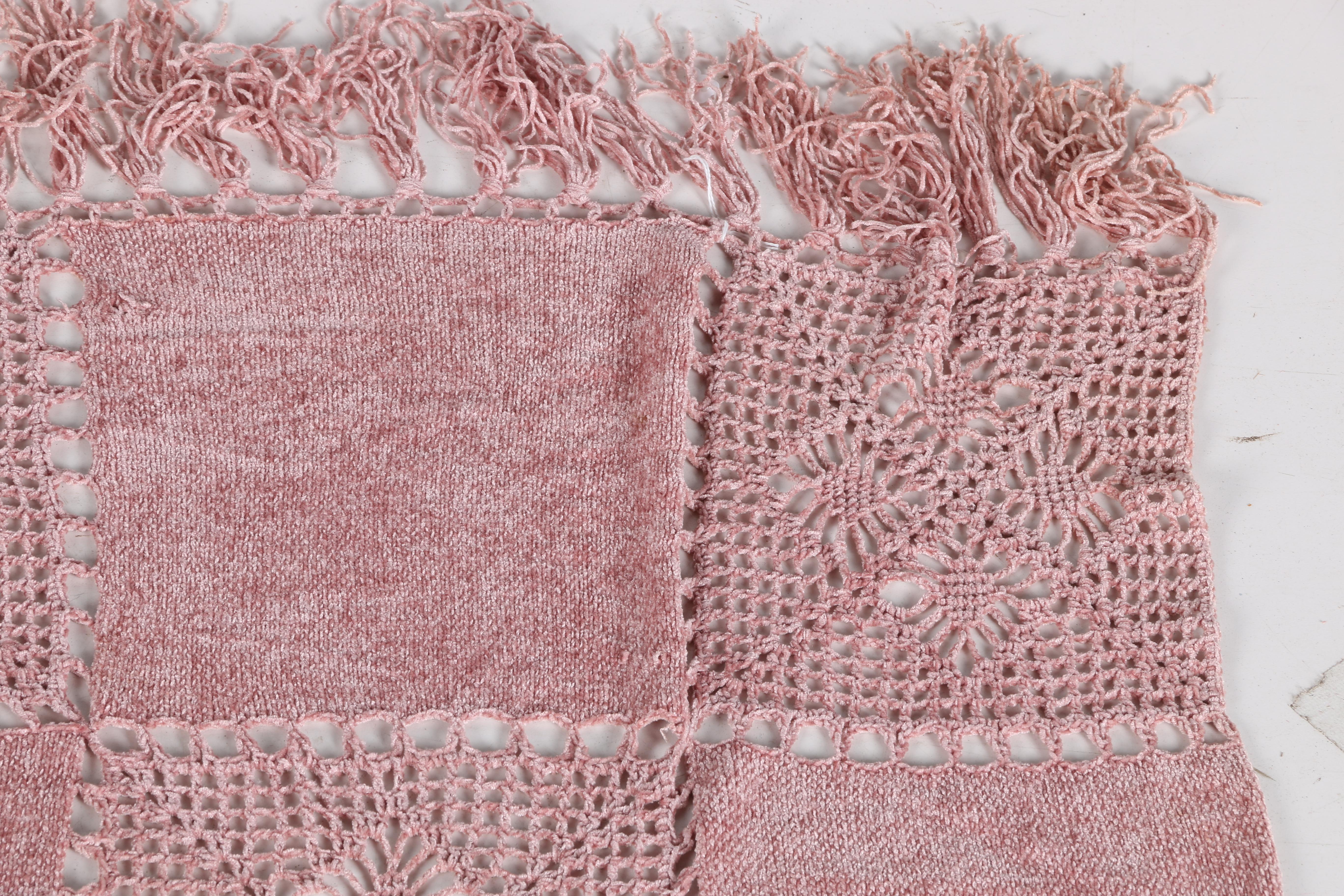 Pink Crochet Blanket