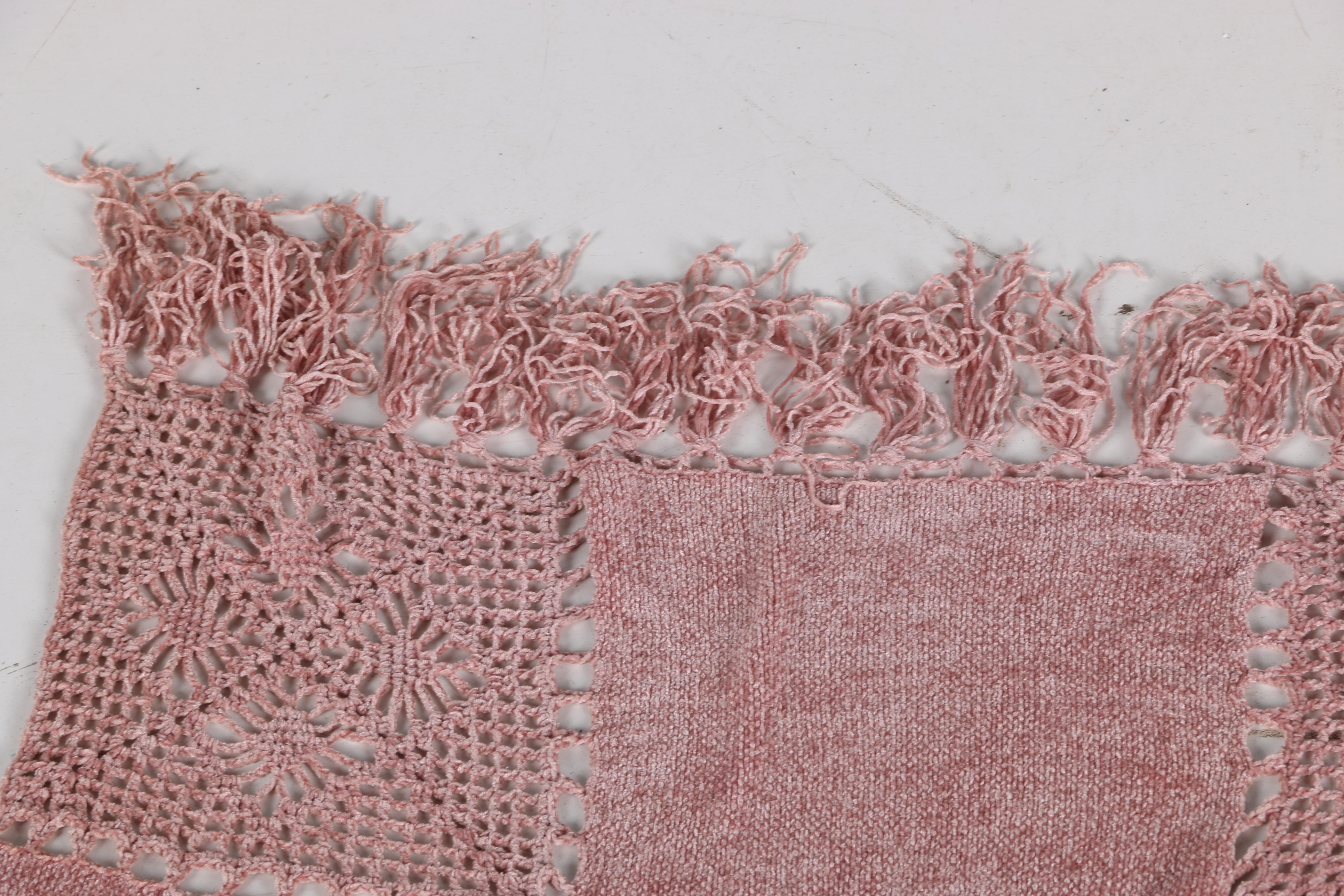 Pink Crochet Blanket