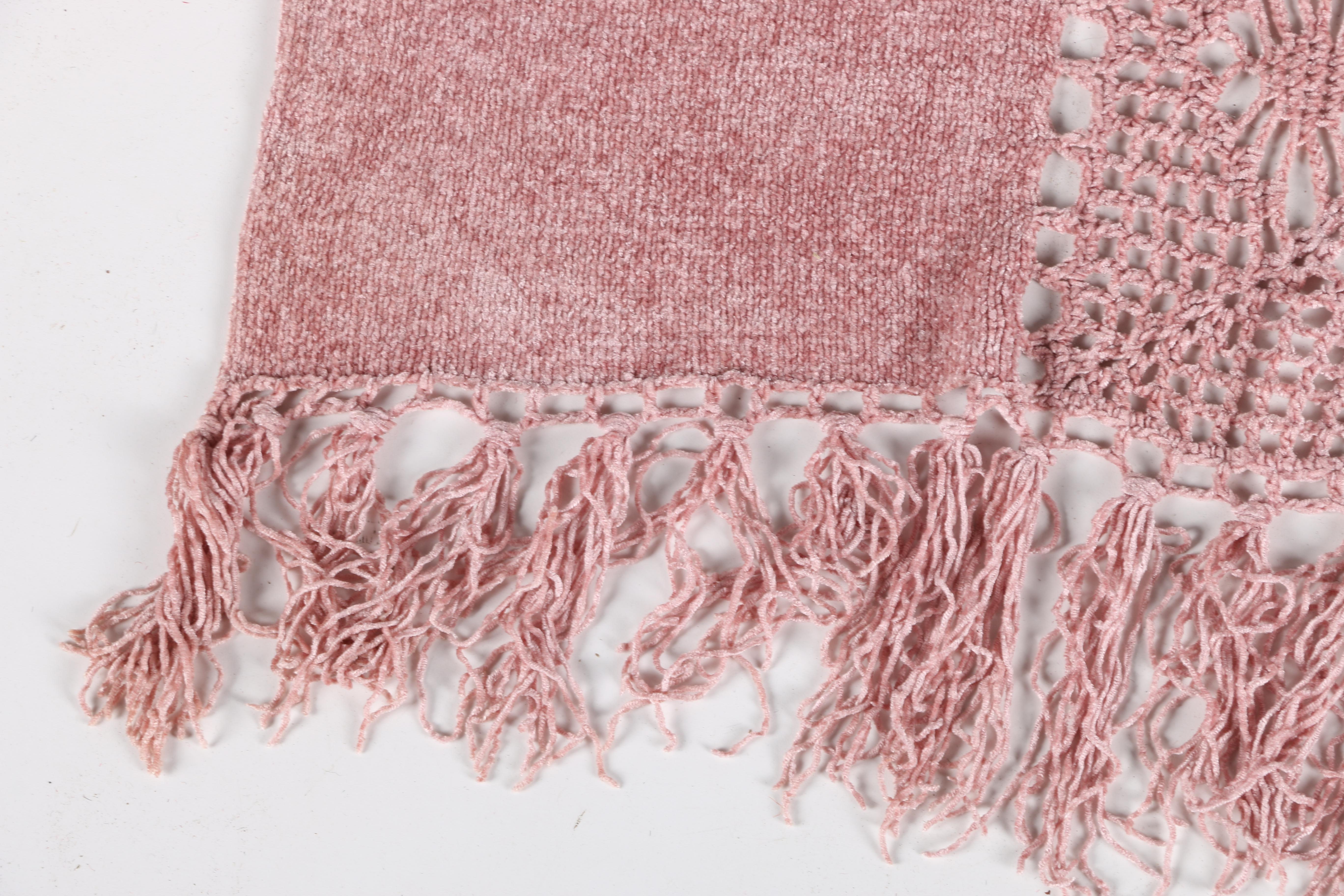 Pink Crochet Blanket