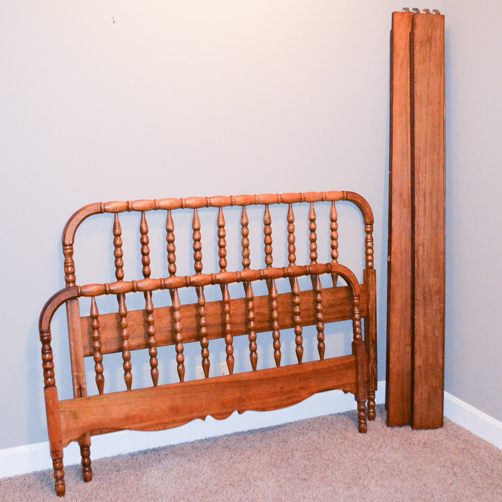 Vintage Jenny Lind Full Size Bed Frame
