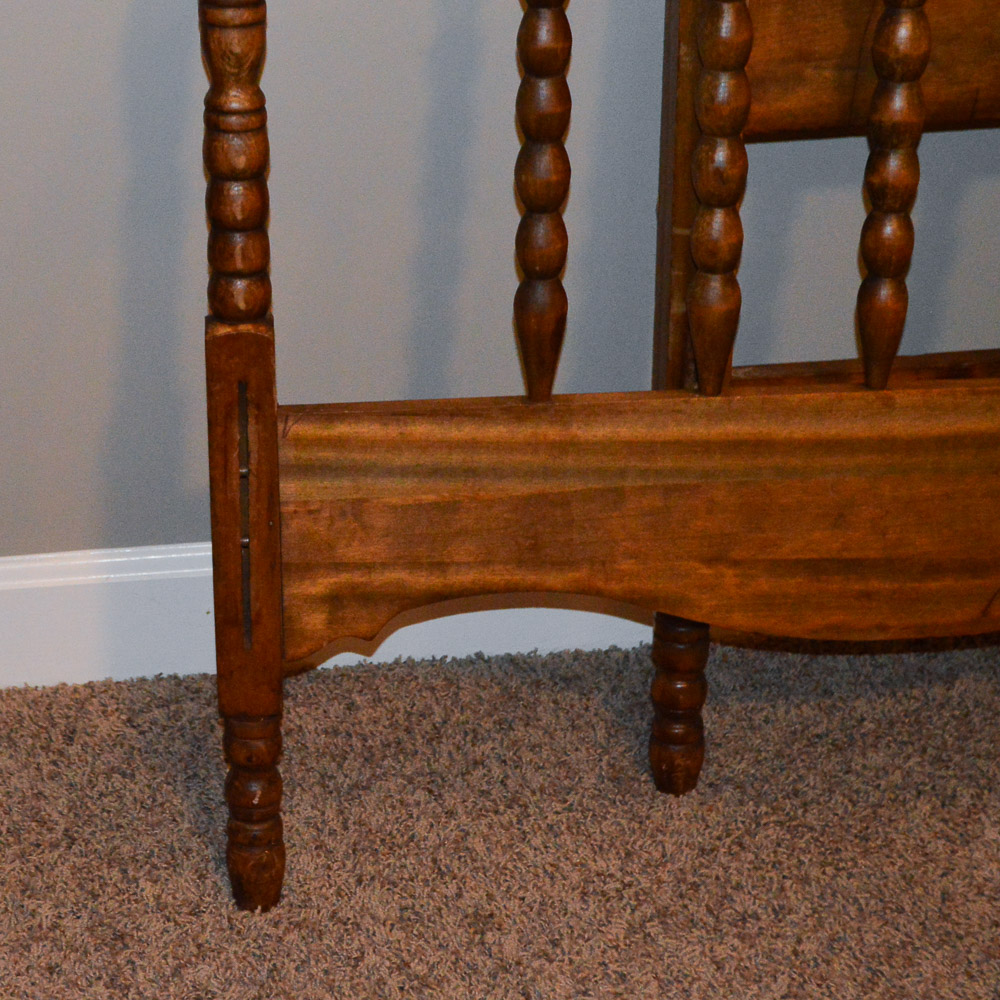 Vintage Jenny Lind Full Size Bed Frame