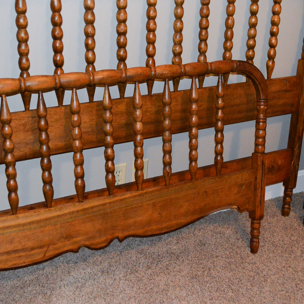 Vintage Jenny Lind Full Size Bed Frame