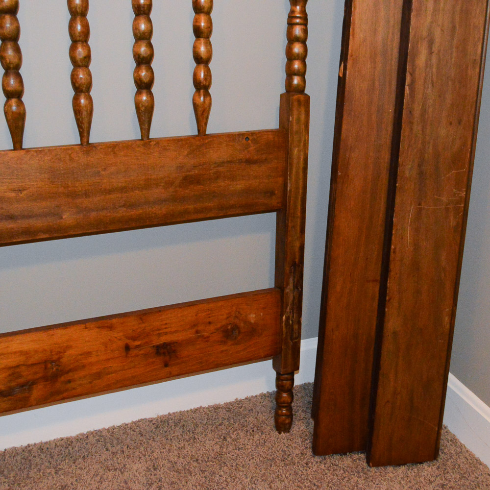 Vintage Jenny Lind Full Size Bed Frame