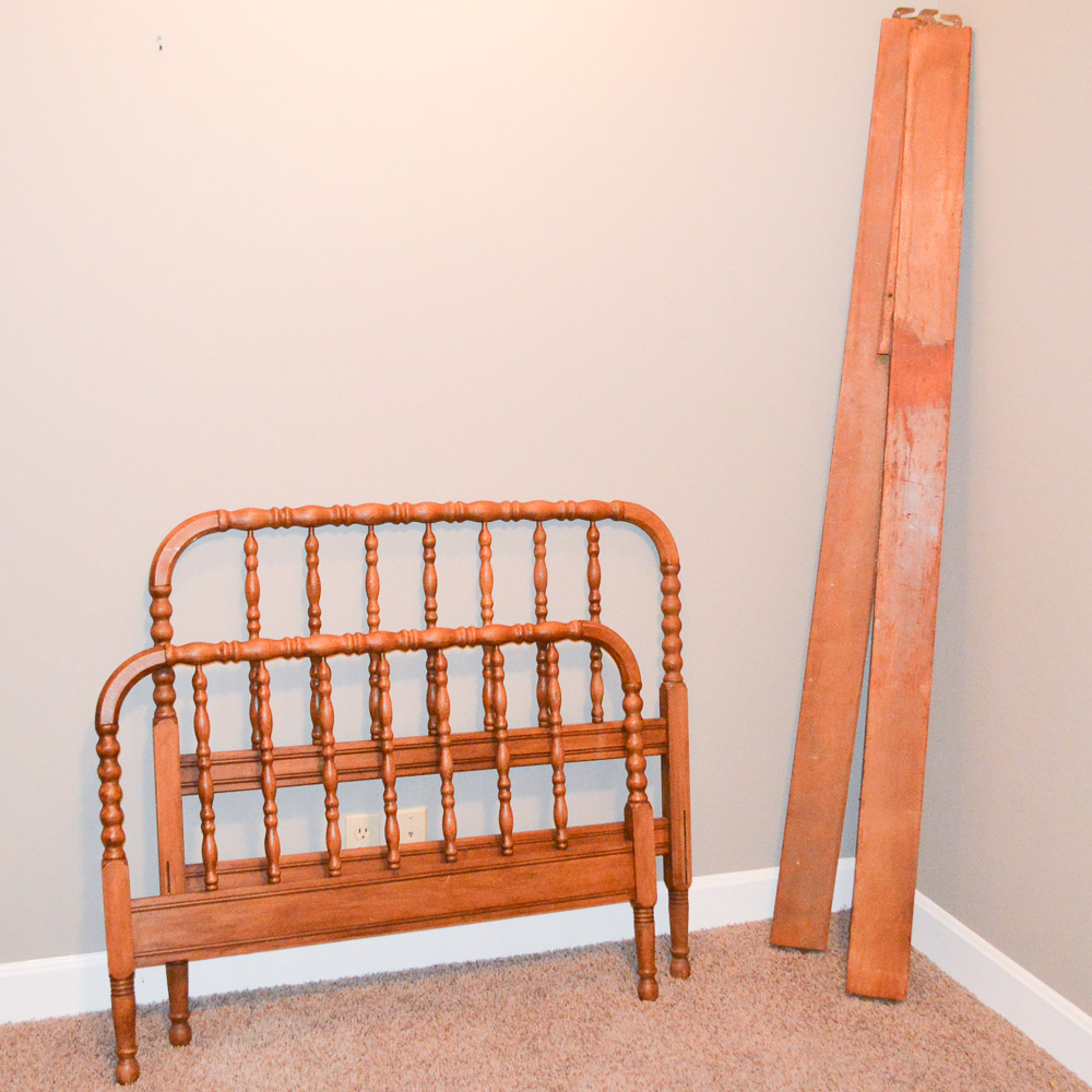 Vintage Jenny Lind Twin Bed Frame